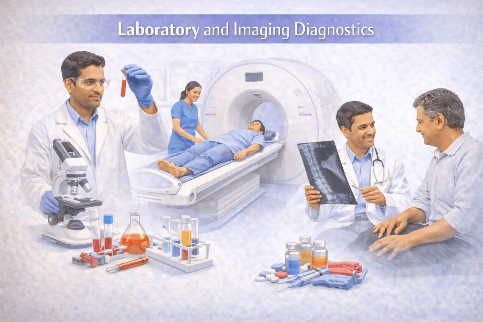 Laboratory and imaging diagnostics